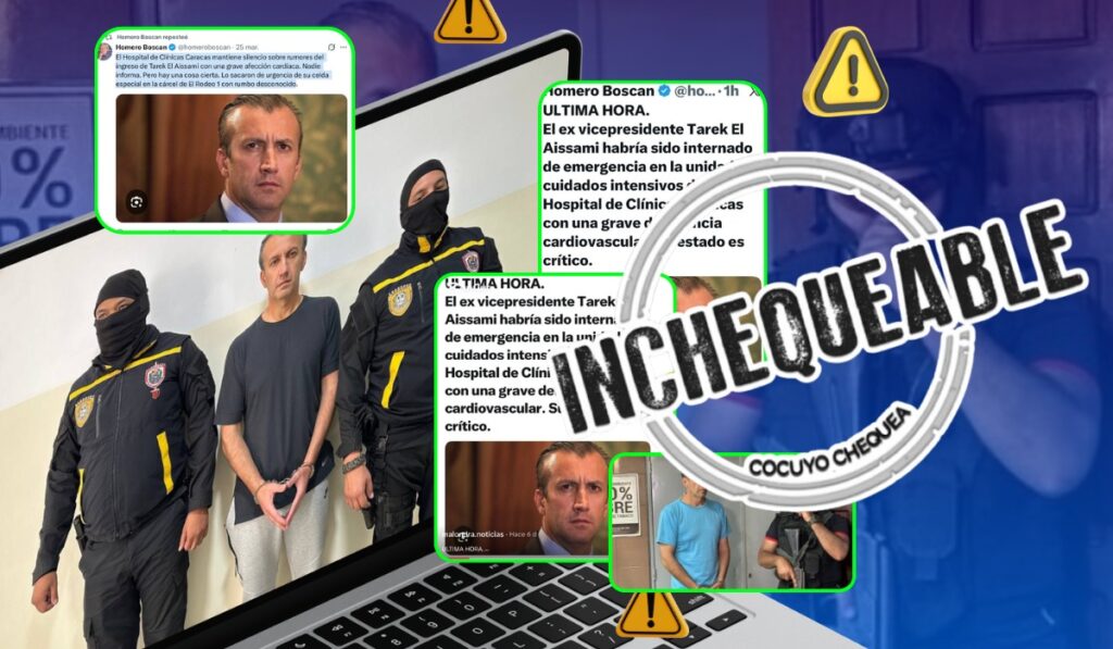 Inchequeable: Silencio oficial alimenta versiones sin pruebas sobre la salud de El Aissami tras dos años detenido