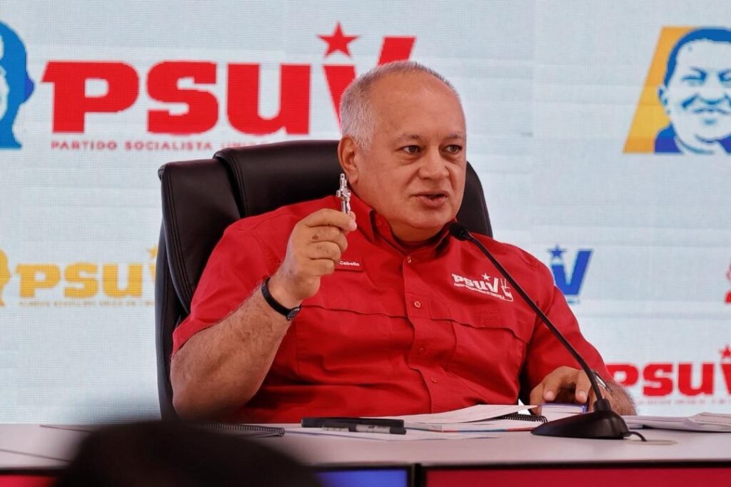 Cabello llama al chavismo a marchar el 9 de abril, día en el que trabajadores quieren protestar en Miraflores