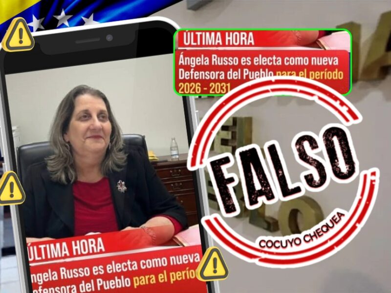 Ángela Russo fue elegida Defensora del Pueblo en Panamá, no en Venezuela, donde fue designada Eégle González Lobato
