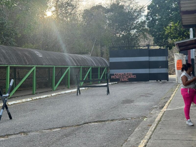 Fiscalía anuncia investigación en cárcel de Yare tras denuncia de suspensión de visitas