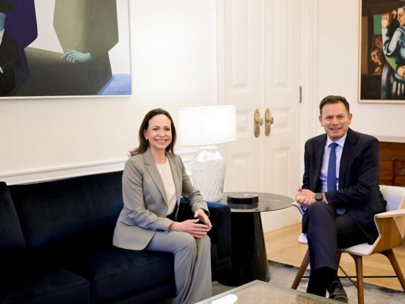 Primer ministro de Portugal recibe a Machado «con la mirada puesta» en el futuro de Venezuela