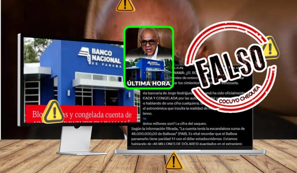 Bulo de cuenta congelada de Jorge Rodríguez fue viralizada por conocidos desinformantes