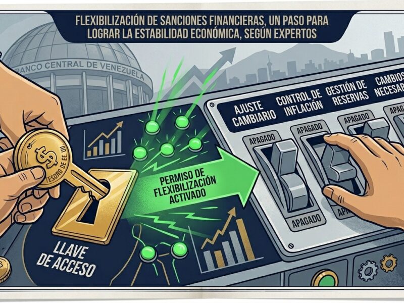 Flexibilización de sanciones financieras, un paso para lograr la estabilidad económica, según expertos