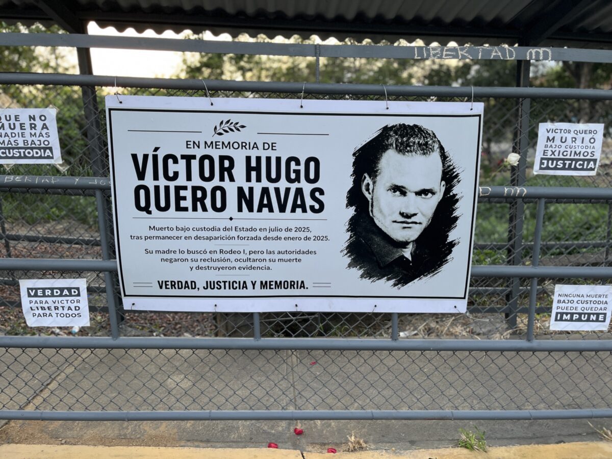45 ONG exigen investigación internacional por la muerte de Víctor Quero y liberación de todos los presos políticos