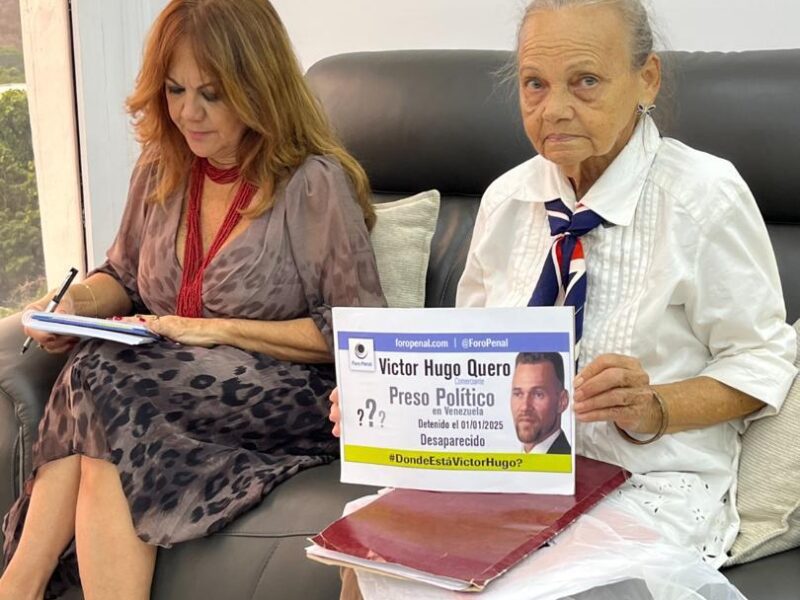 Defensora del pueblo se compromete a apoyar a madre de Víctor Quero en su búsqueda