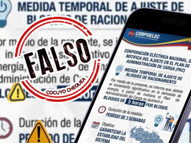 Corpoelec no publicó comunicado sobre racionamientos eléctricos de cinco horas desde mayo