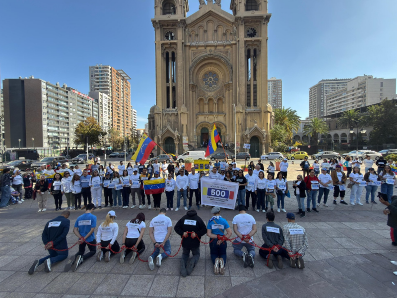 Fotos: Venezolanos en el mundo exigen libertad para los presos políticos